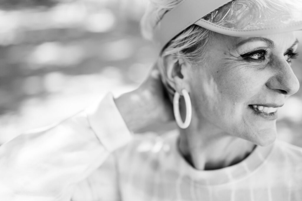 Retrato de mulher madura sorrindo